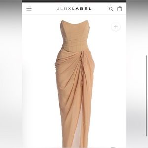 JLUXLABEL TAN TASTE OF SUMMER SKIRT SET